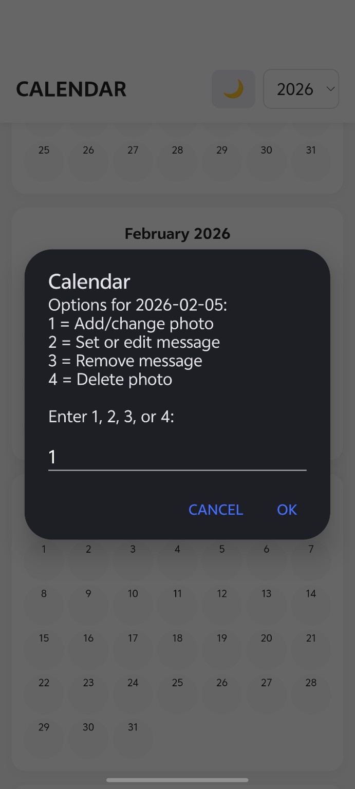 Calendar app screenshot 4