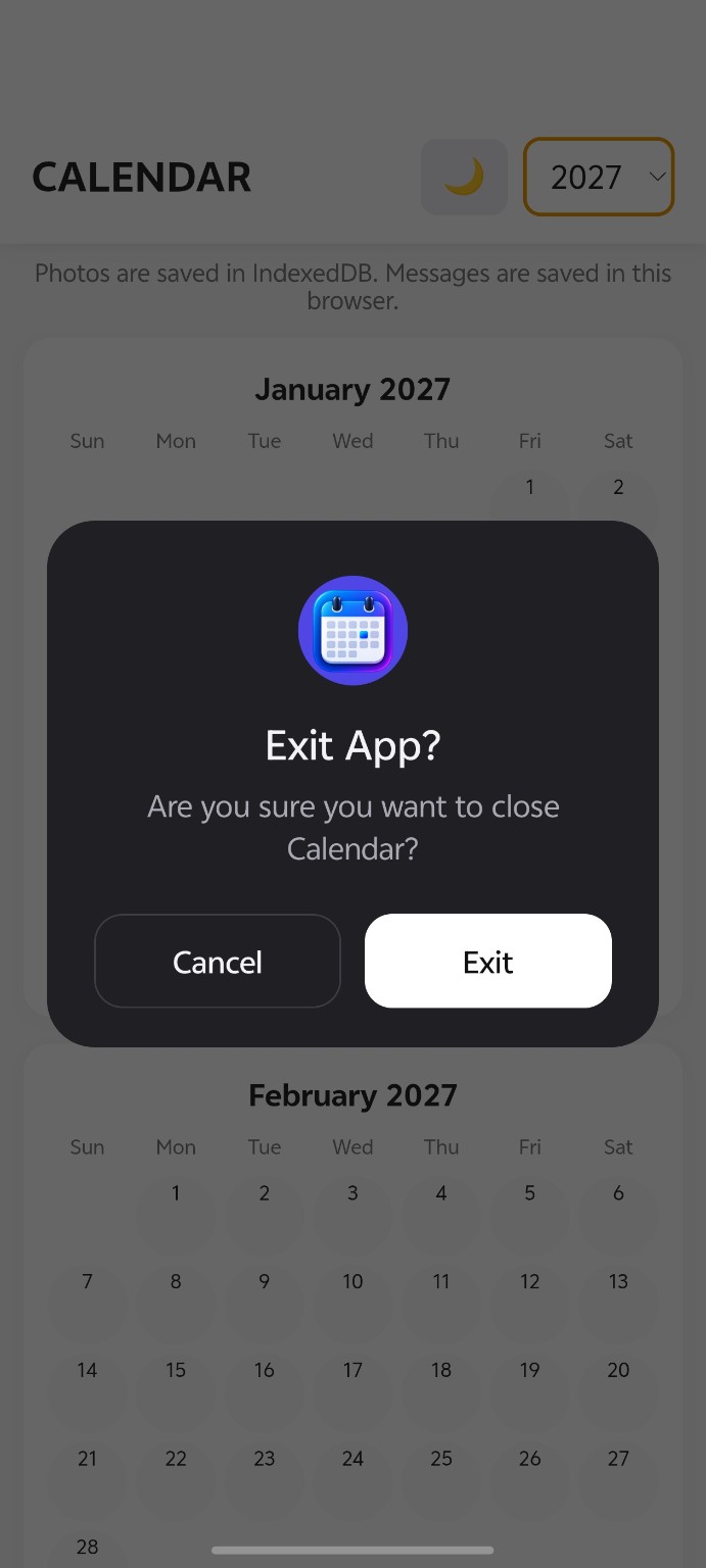 Calendar app screenshot 5